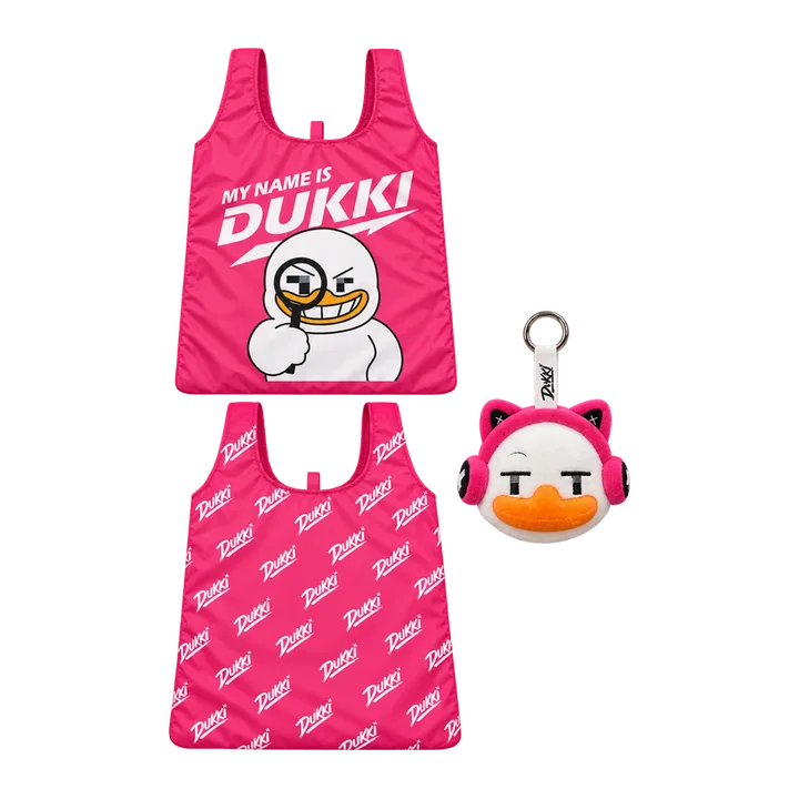 Foldable Shopping Bag Pink